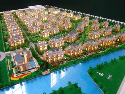 【高清细节图】上海济和模型设计 三次全面优化后的高端建筑工程展示模型于今日揭幕